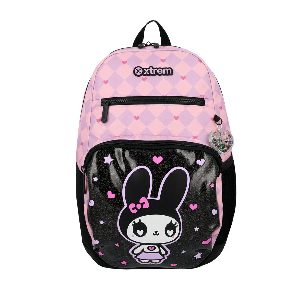 Mochila Escolar Niña Bolt Gato Black