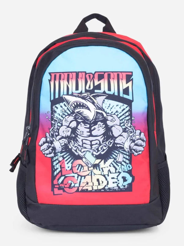 Mochila Niño Shark Kids 22Lts Red