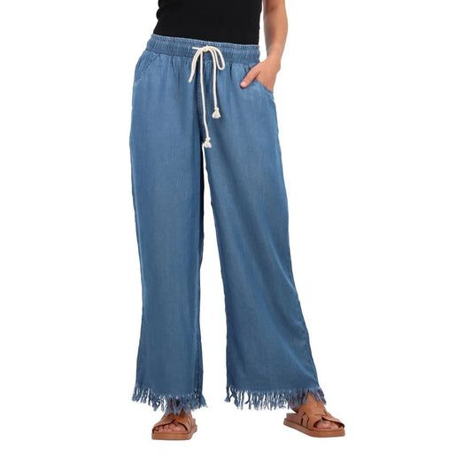 Pantalon Palazzo Tencel Jeans