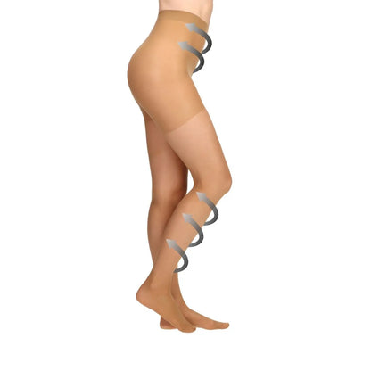 Panty Mujer Preventiva 40 Cognac