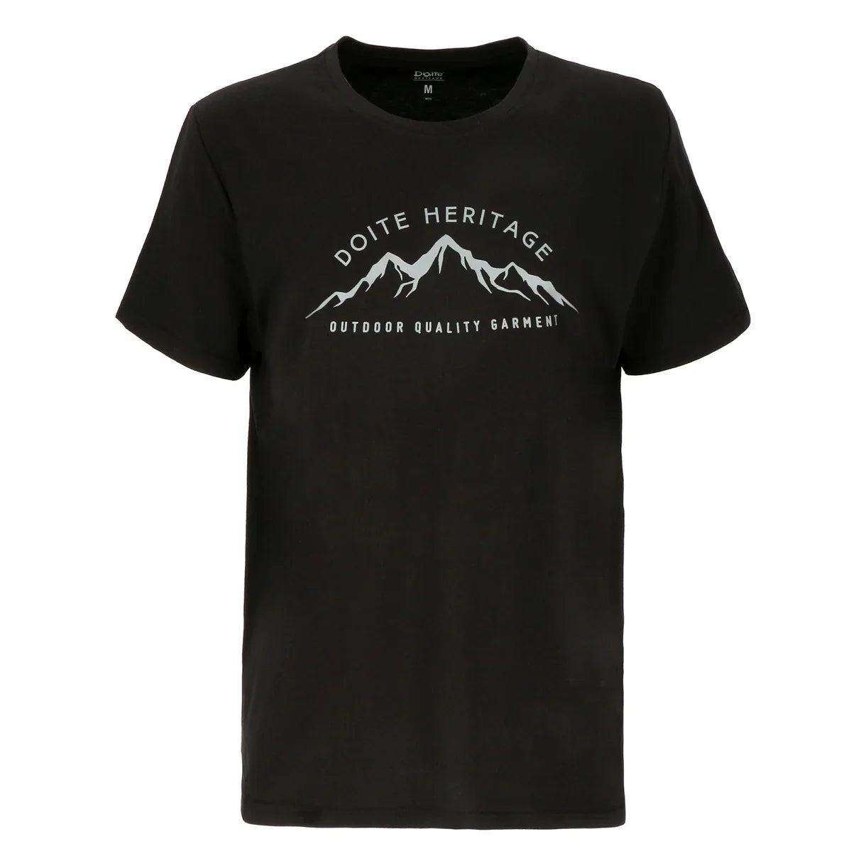 Polera Hombre Manga Corta Mountain Logo Black