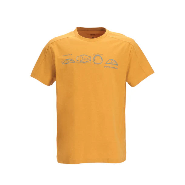 Polera Hombre Manga Corta Shelter Mostaza