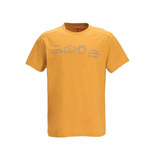 Polera Hombre Manga Corta Shelter Mostaza