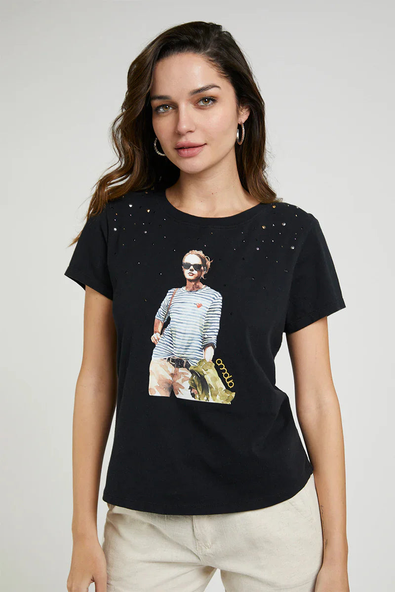 Polera Mujer 4890 Negro