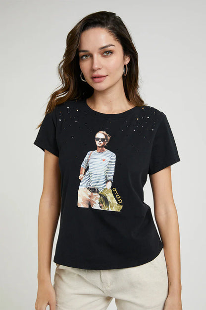 Polera Mujer 4890 Negro