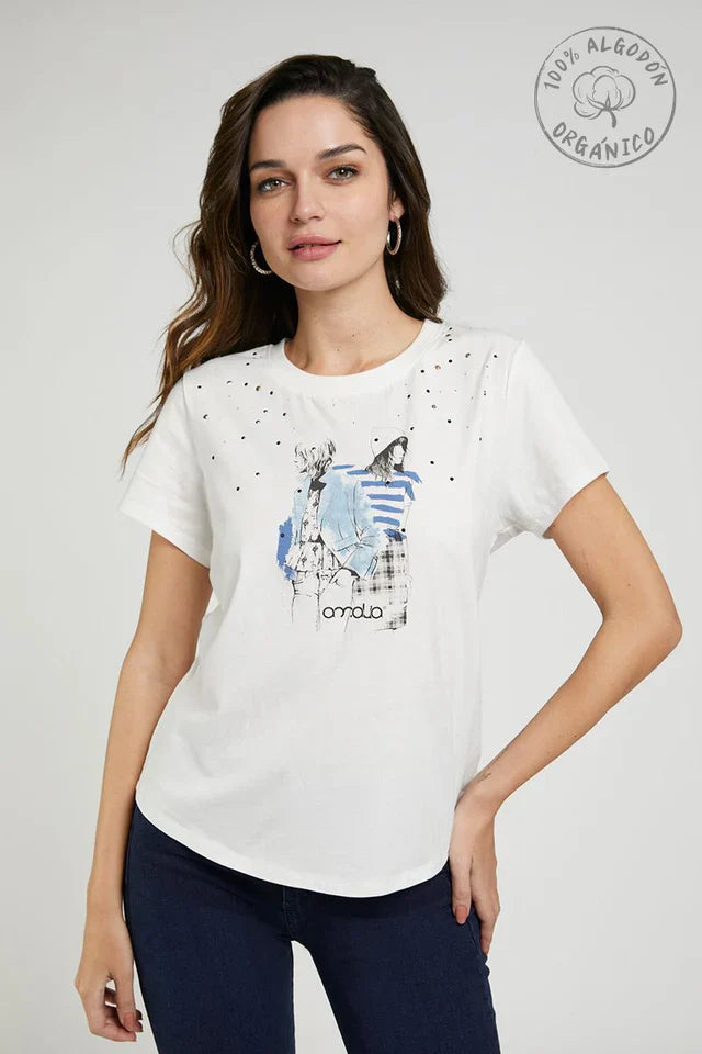 Polera Mujer 4891 Blanco