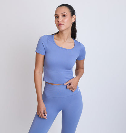 Polera Mujer Deportivo Sephora Azul Piedra