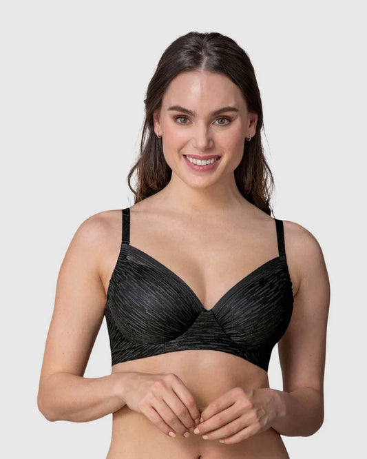 Sostén Mujer Con Cubrimiento Total Del Busto Comfort Fit Negro