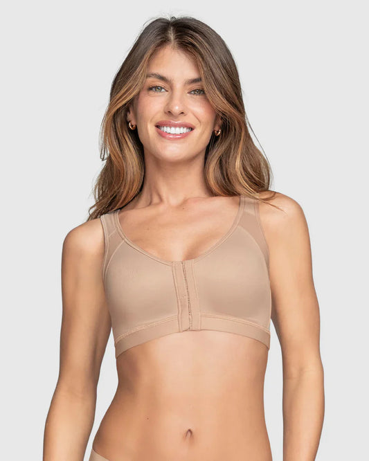 Sostén Mujer Facilitador De Postura Con Control De Volumen Del Busto Multi/Functional Café Claro