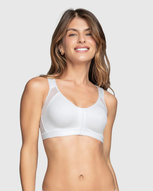 Sostén Mujer Facilitador De Postura Con Control De Volumen Del Busto Multi/Functional Blanco