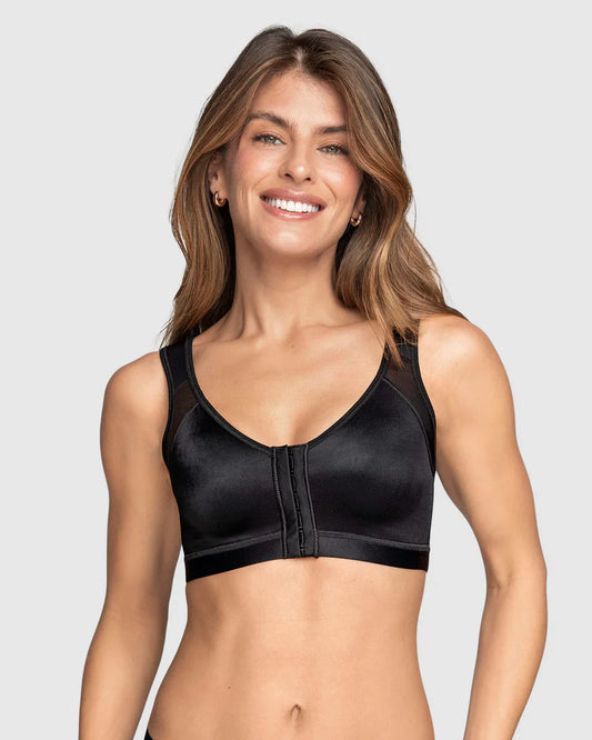 Sostén Mujer Facilitador De Postura Con Control De Volumen Del Busto Multi/Functional Negro