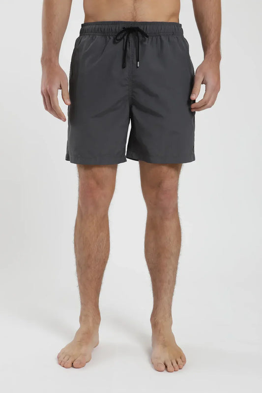 Traje De Baño Hombre Classic Solid Negro