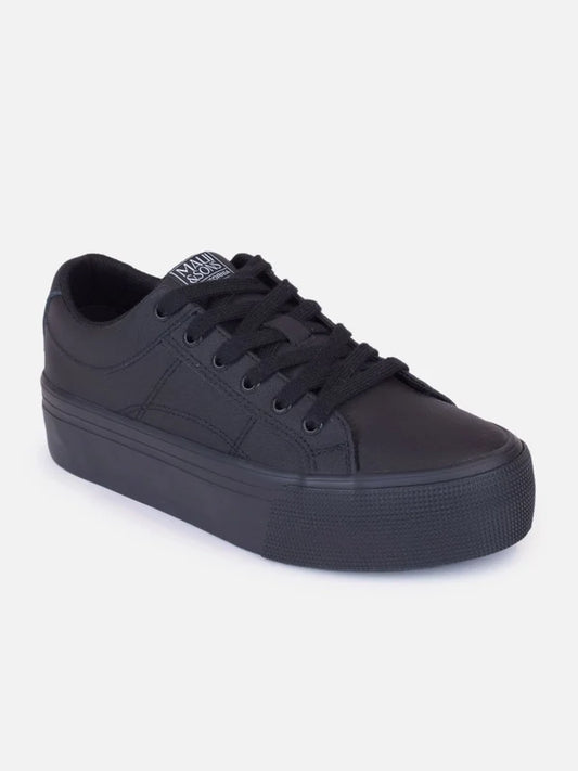 Zapatillas Niño Escolar Aama Black