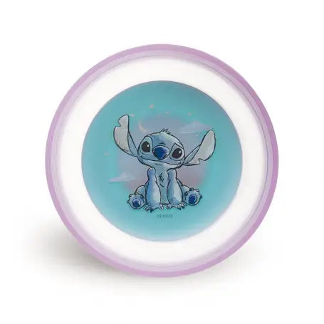 Bol Antideslizante de Stitch Morado