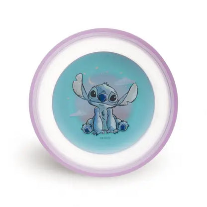 Bol Antideslizante de Stitch Morado