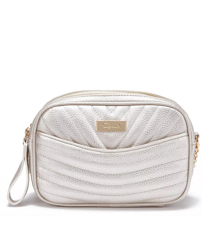 Cartera Mujer Bandolera Grande Dorado