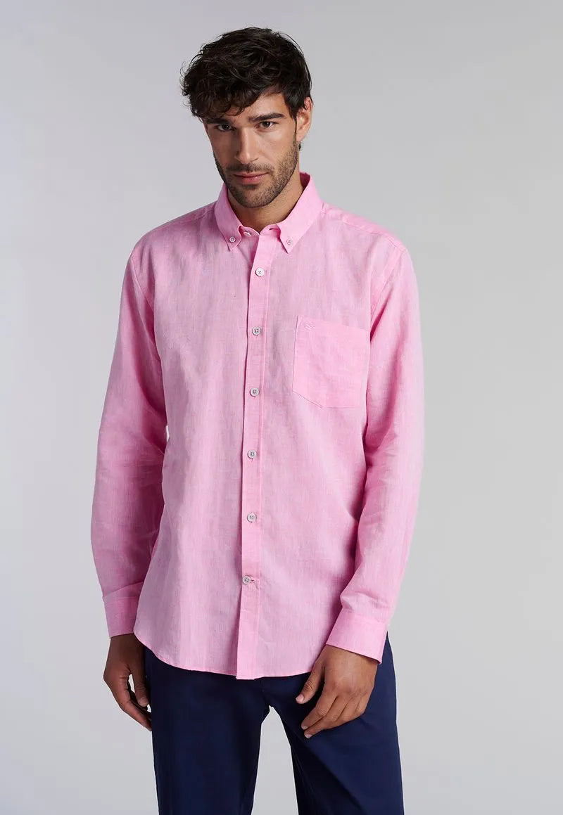 camisa-hombre-sport-lino-f-fucsia