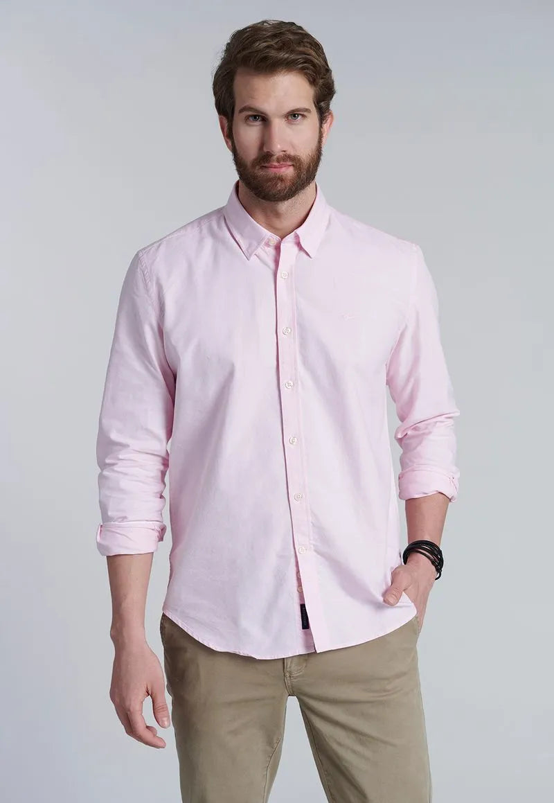camisa-hombre-sport-oxford-pink