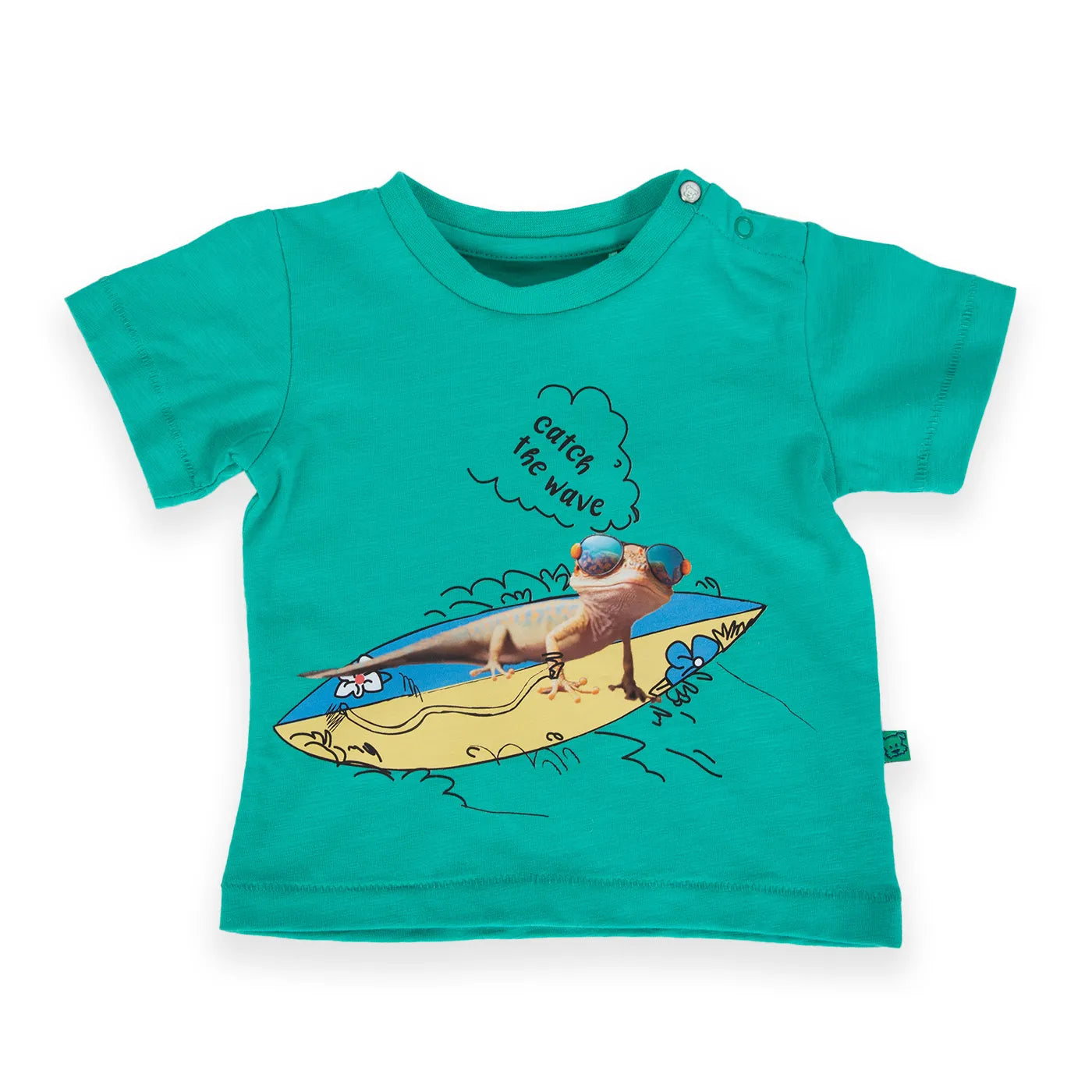 polera-niño-bebé-verde-lagartija-