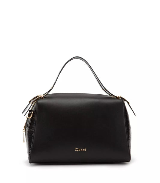 Cartera Mujer Dos Asas Mediana Negro