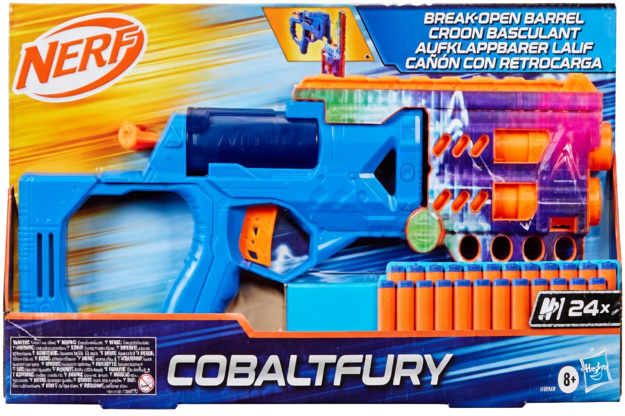 Juego Niño Lanzador Cobaltfury 24 Dardos Azul