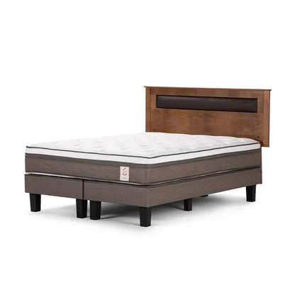 Cama New Style 6 de 2 Plazas + Respaldo Ferrara