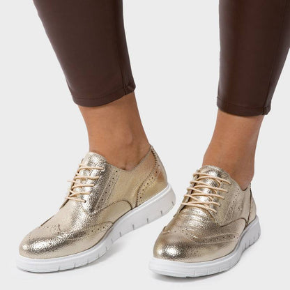 Zapato Mujer Casual Itati Dorado