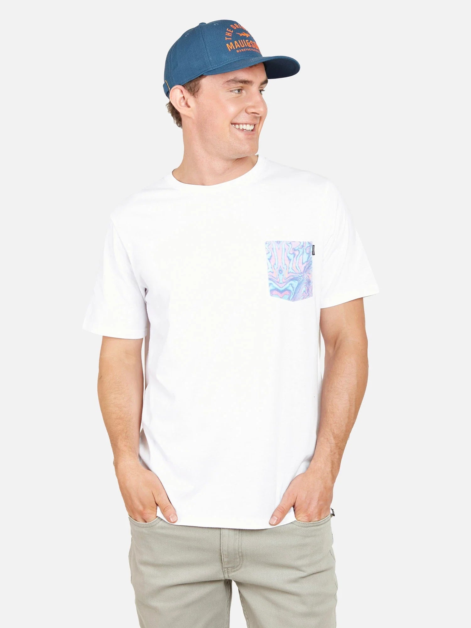 polera-hombre-pocket-print-white