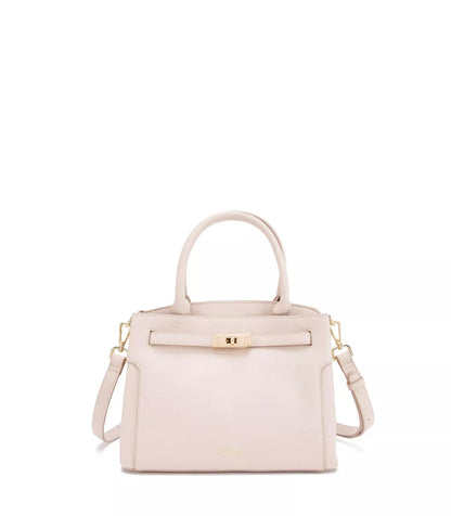 Cartera Mujer Dos Asas Pequeña Off White