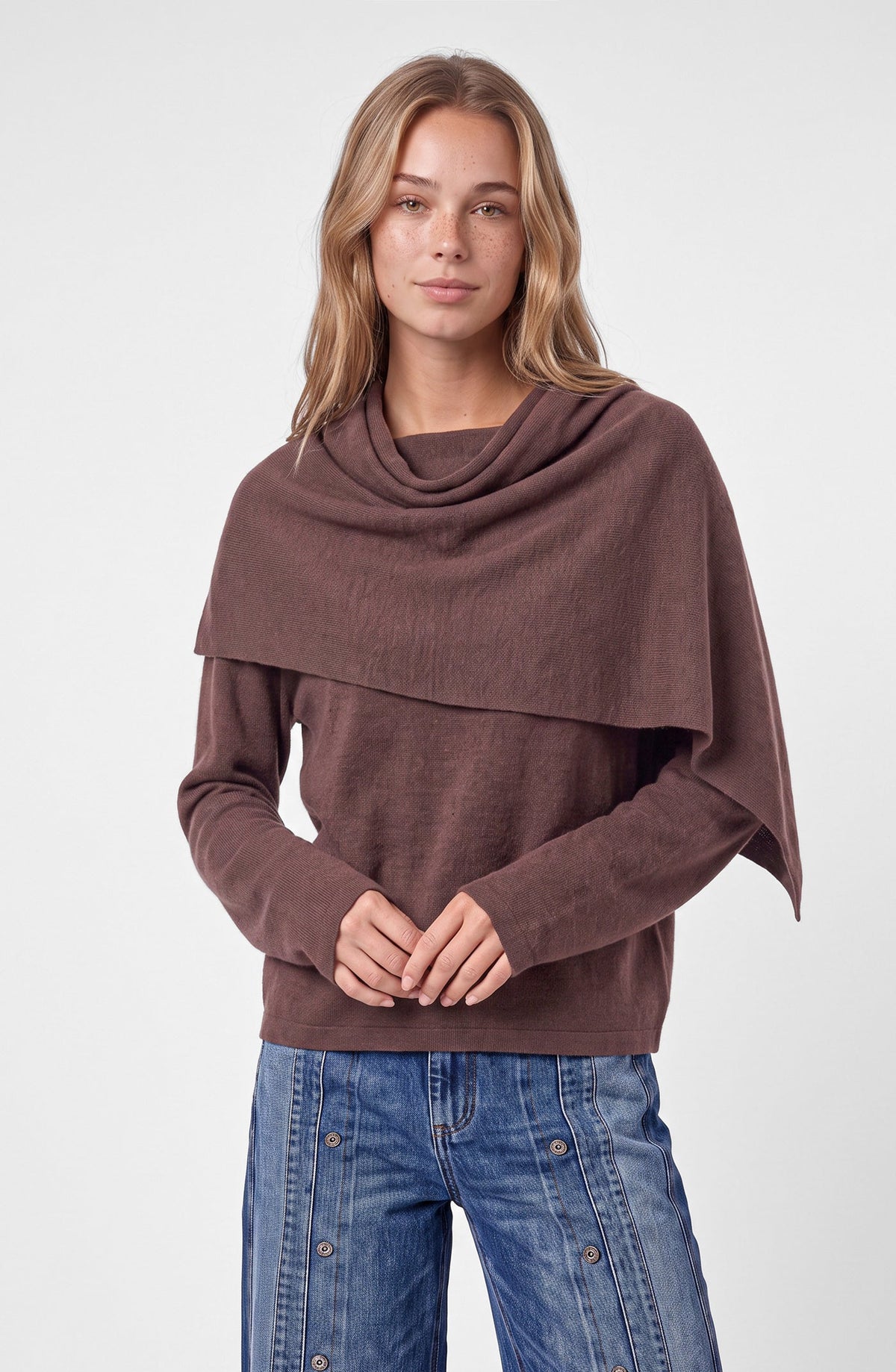 Chaleco Mujer Capa Brown