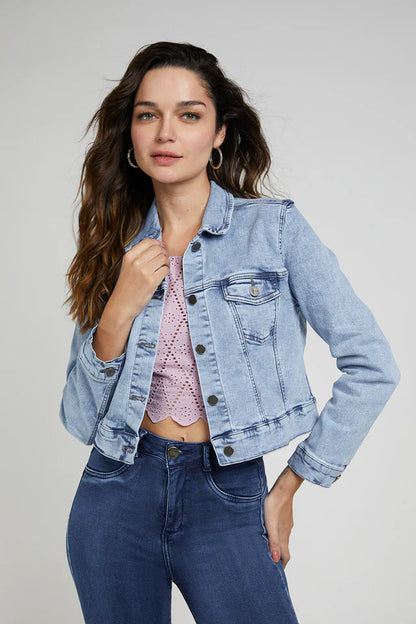 Chaqueta Mujer 4999 Celeste