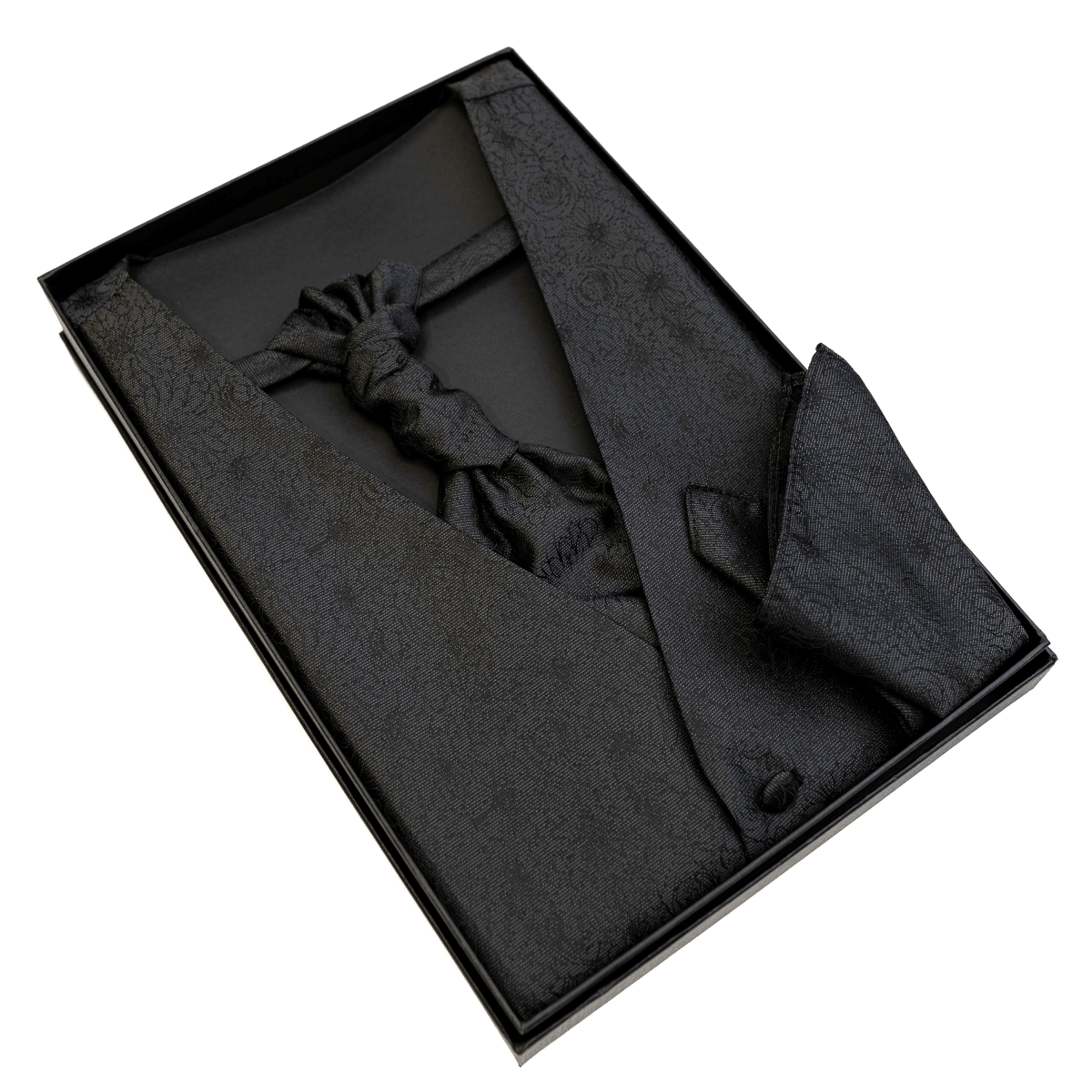 Gilet Hombre Con Plastron Y Pañuelo OC23 Black