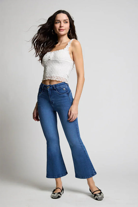 Jeans Mujer Flare 5239 Azul