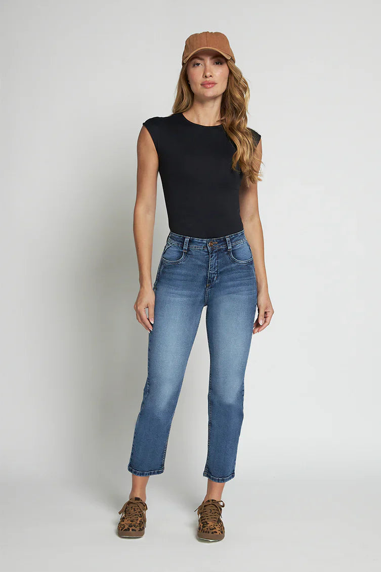 Jeans Mujer Mom 5061 Azul