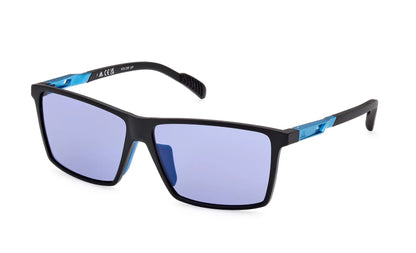 Lente de Sol Hombre Adidas Sport SP0058 02V Negro-Azul