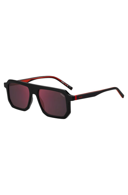 Lente de Sol Hombre Hugo Boss Menswear HG1312/S807 Negro Rojo