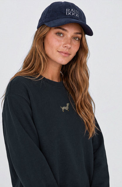 Polerón Mujer Crew Neck Perro Black