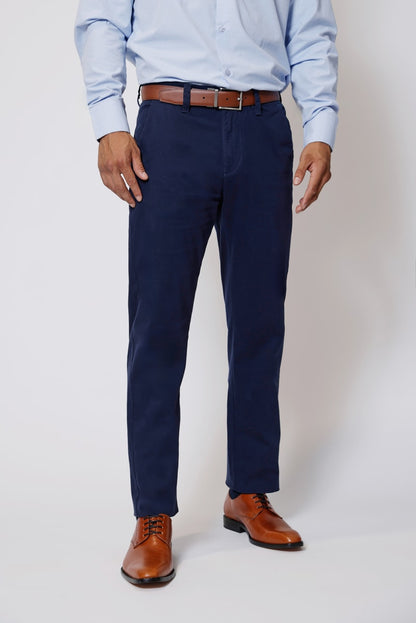 Pantalon Hombre Algodón Spandex Navy