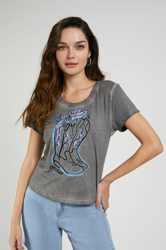 Polera Mujer Cowboy 4812 Gris