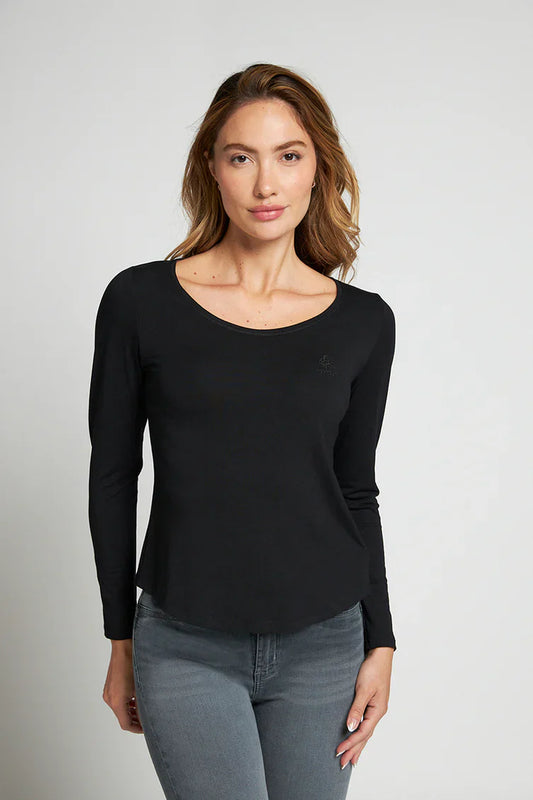 Polera Mujer Manga Larga 5130 Negra