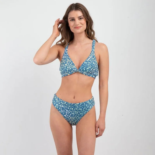 Traje de Baño Mujer Bikini Racerback Max Azul