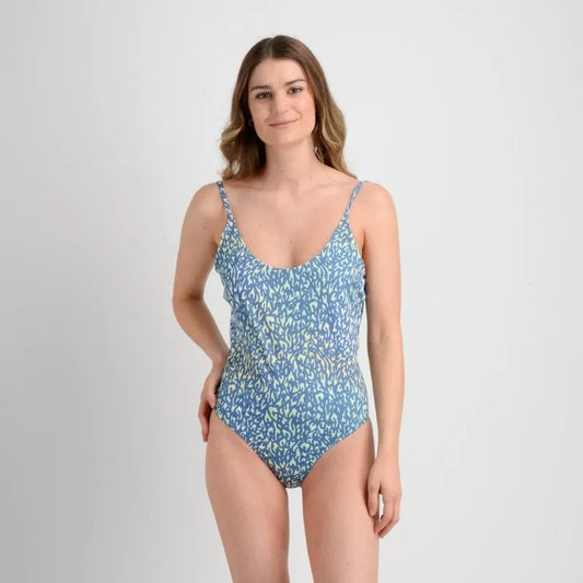 Traje de Baño Mujer Entero Jaida Azul