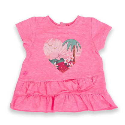 polera-niña-bebé-rosado-palmera