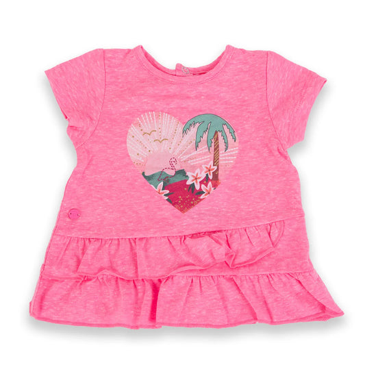 polera-niña-bebé-rosado-palmera
