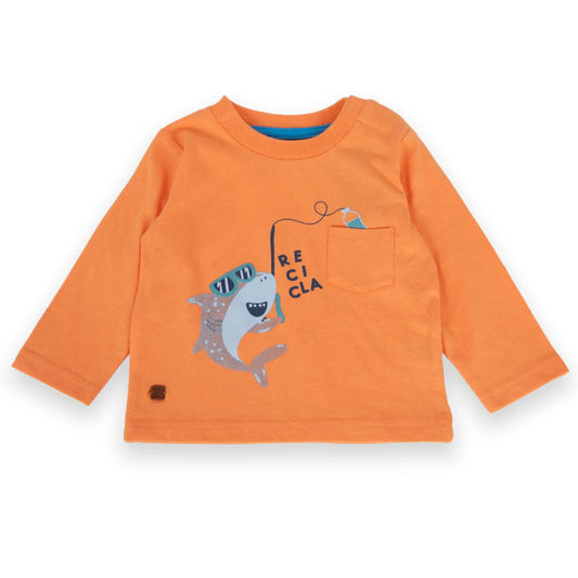 polera-niño-bebé-naranja