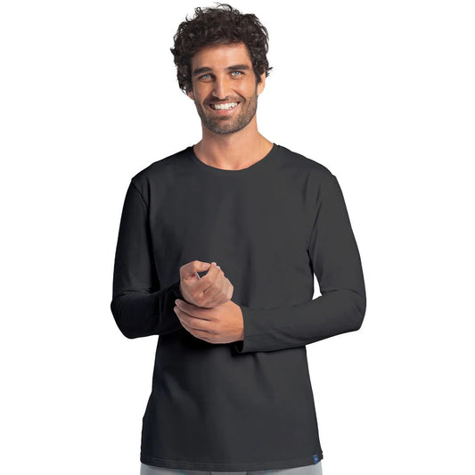 Camiseta Hombre Manga Larga Negro