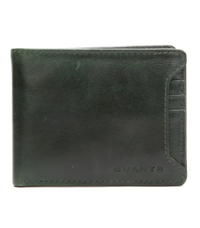 Billetera Hombre Con Tarjetero Verde