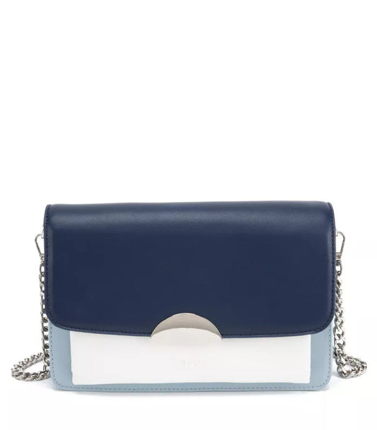 Cartera Mujer Retro Con Tapa Pequeña Marino