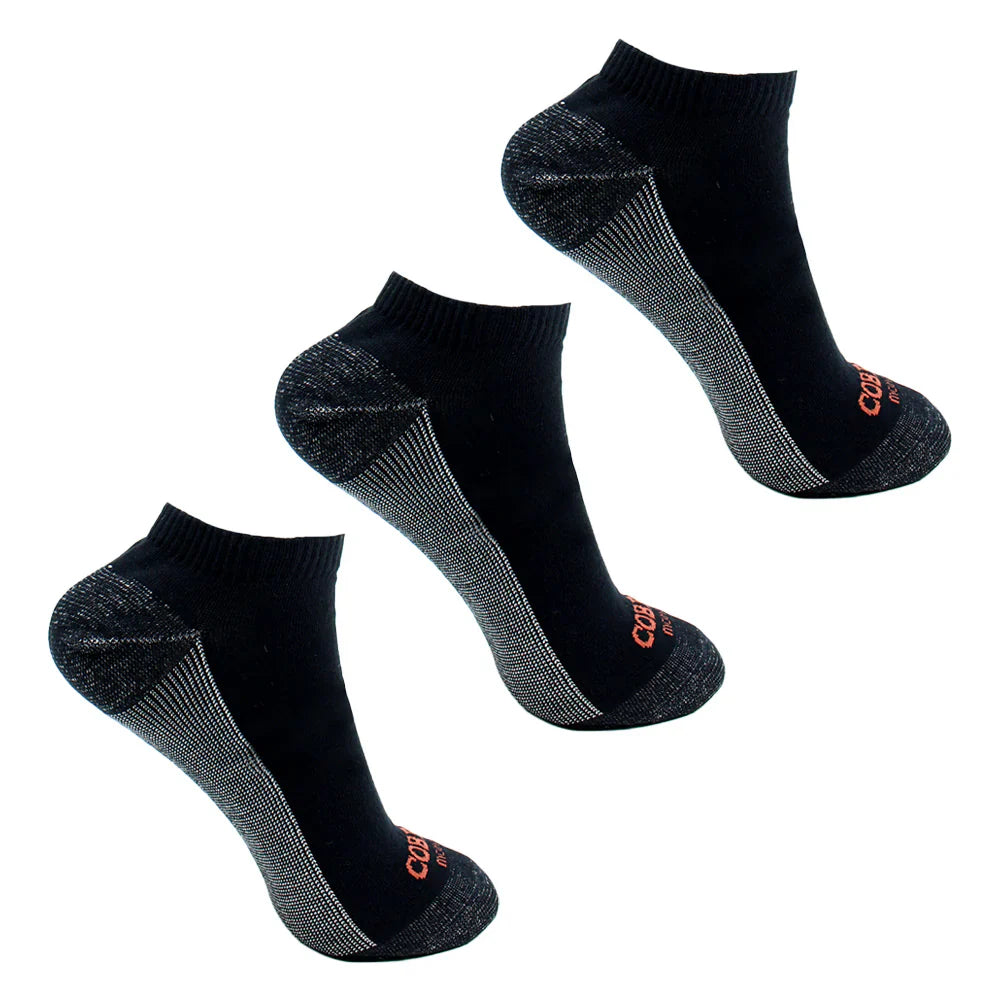 calcetin-mujer-3-pares-calcetín-cobre-+-bamboo-liso-largo-0/4-negro