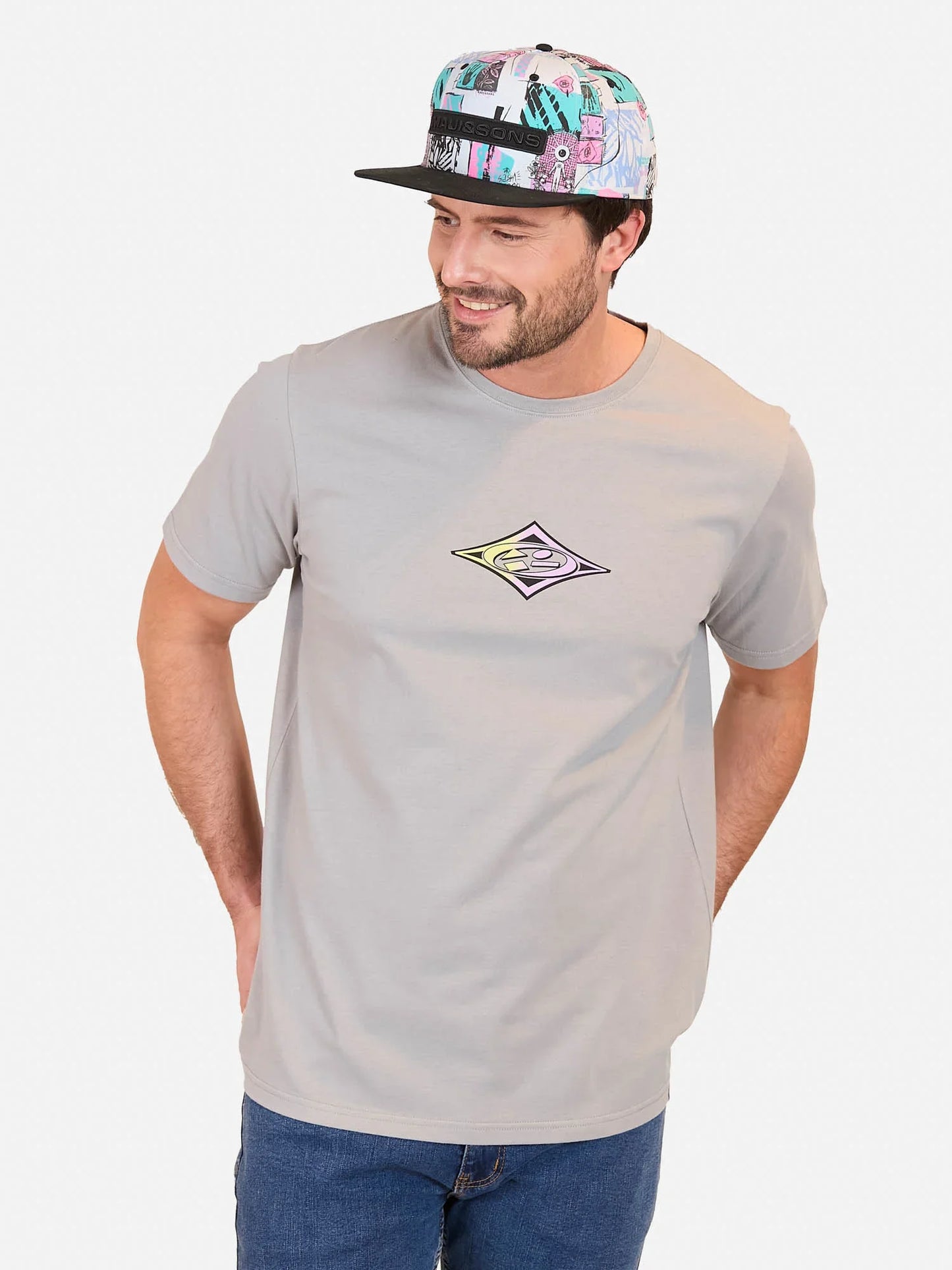 polera-hombre-m/c-logo-vintage-gradient-gris